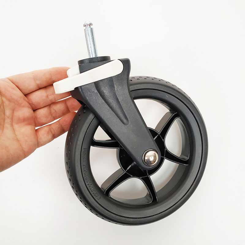 Rueda de cochecito para Stokke Xplory V4 V5 V6, rueda delantera o trasera con eje de neumático, accesorios de repuesto para cochecito de bebé DIY