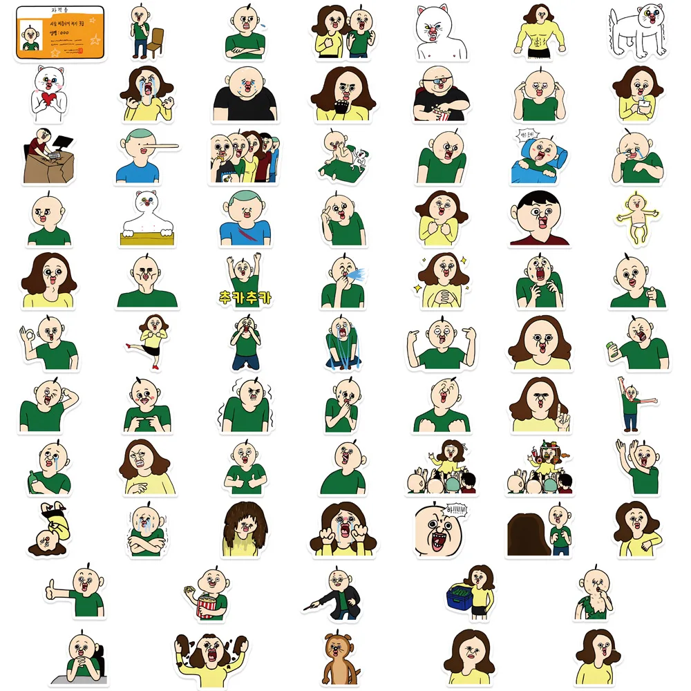 73pcs น่ารักการ์ตูนบาง Tang Tang สติกเกอร์สําหรับเด็กตลกสติ๊กเกอร์กันน้ํา DIY โทรศัพท์แล็ปท็อปเครื่องเขียน Kawaii สติกเกอร์ของเล่น