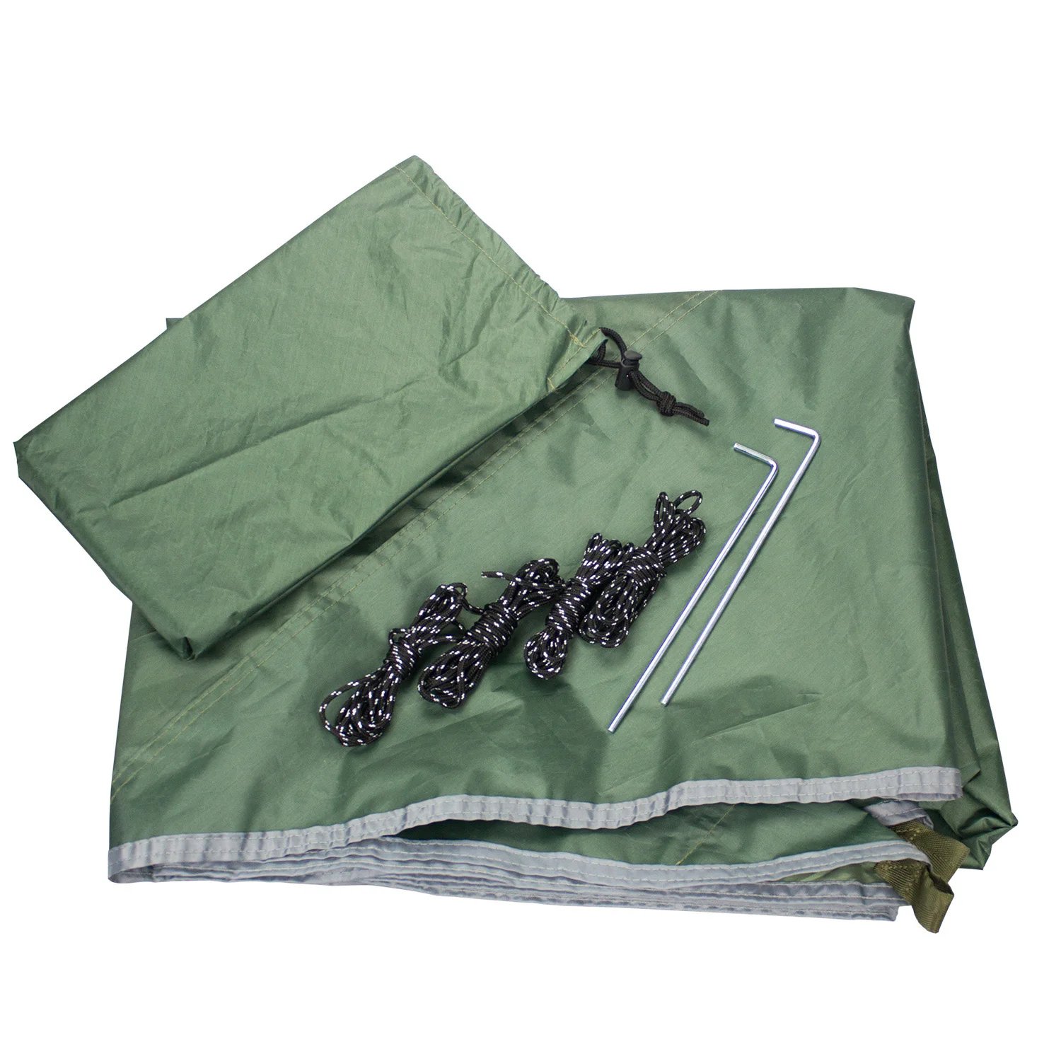Portable Mosquito Net Nylon Camping Hammock with Waterproof Rain Fly Canopy Tarp  for Outdoor Hanging Bed Sleeping