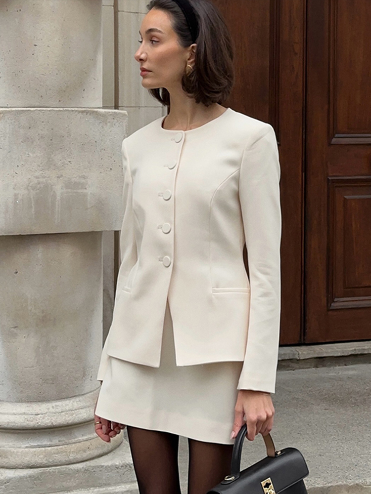 Conjunto de saia feminina elegante