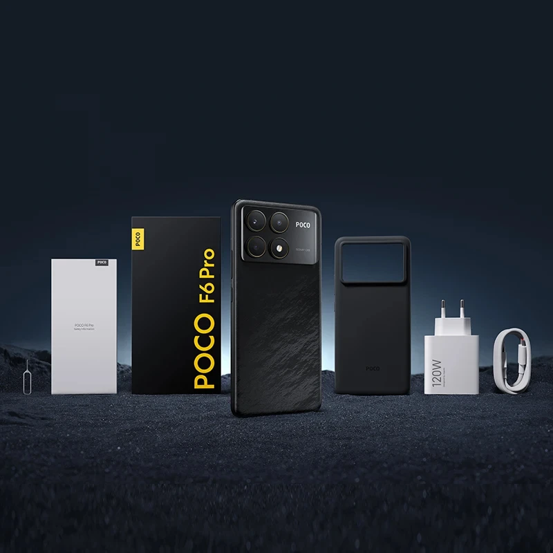 POCO F6 Pro 5G Global Version Smartphone Snapdragon ®   8 Gen 2 6,67'' 120 Hz Flow AMOLED DotDisplay 120 W Ladung NFC