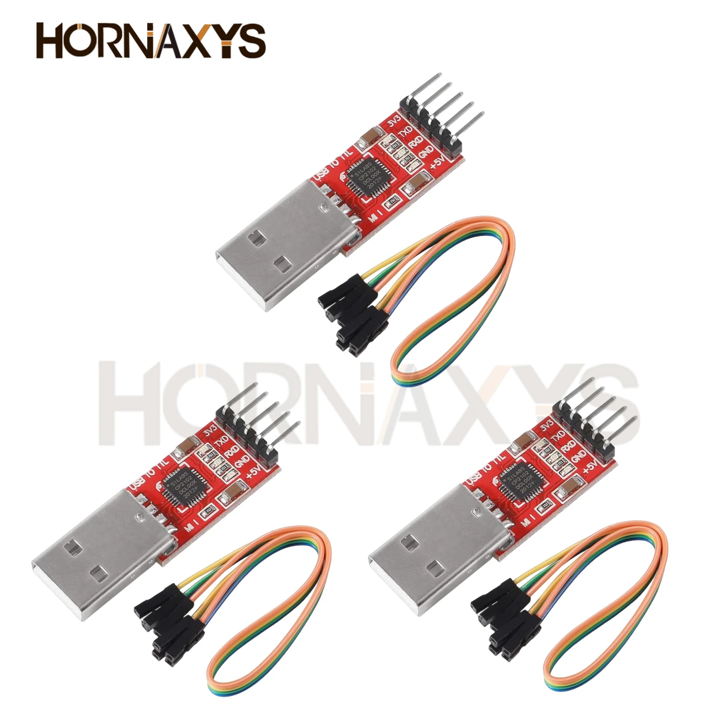 1/3/5pcs CP2102 module USB to TTL serial UART STC download cable PL2303 Super Brush line upgrade