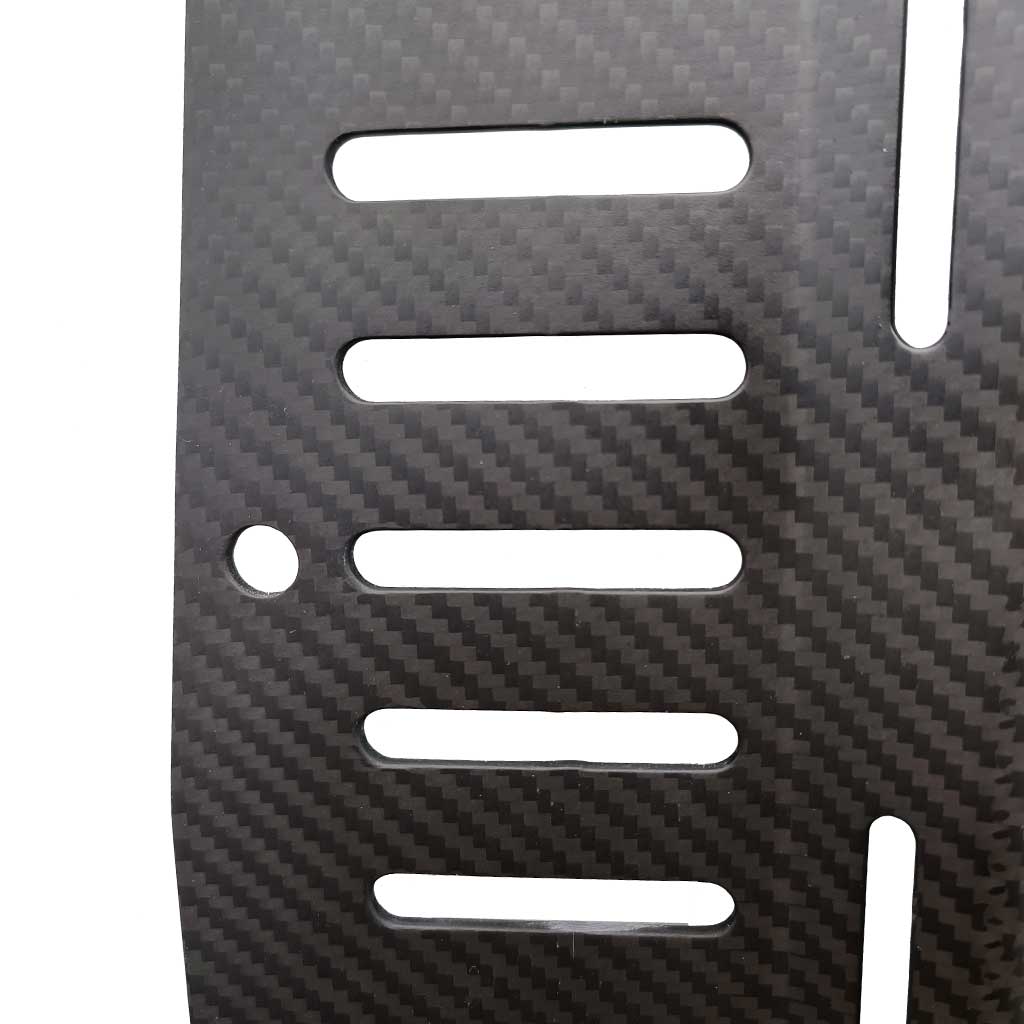 Deluxe Scuba Diving Carbon Fiber Backplate Lightweight Compacted Technical Cave Divers Back Plate