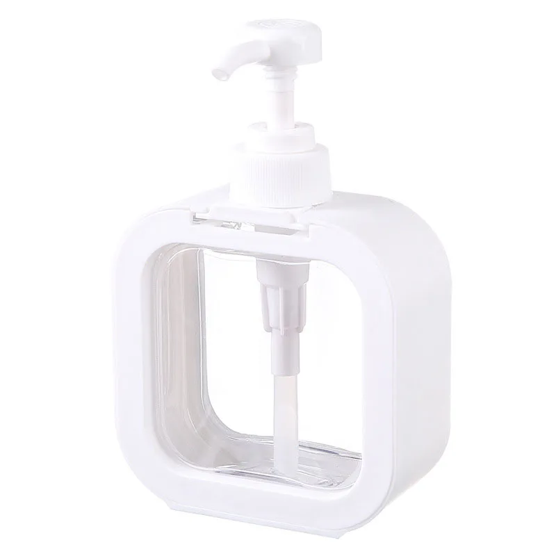 Refillable Soap Pump Dispenser Empty Bottle Dispenser With Press Pump For Soap Shampoo Shower Lotion Hand Shampoo Bottles Soap