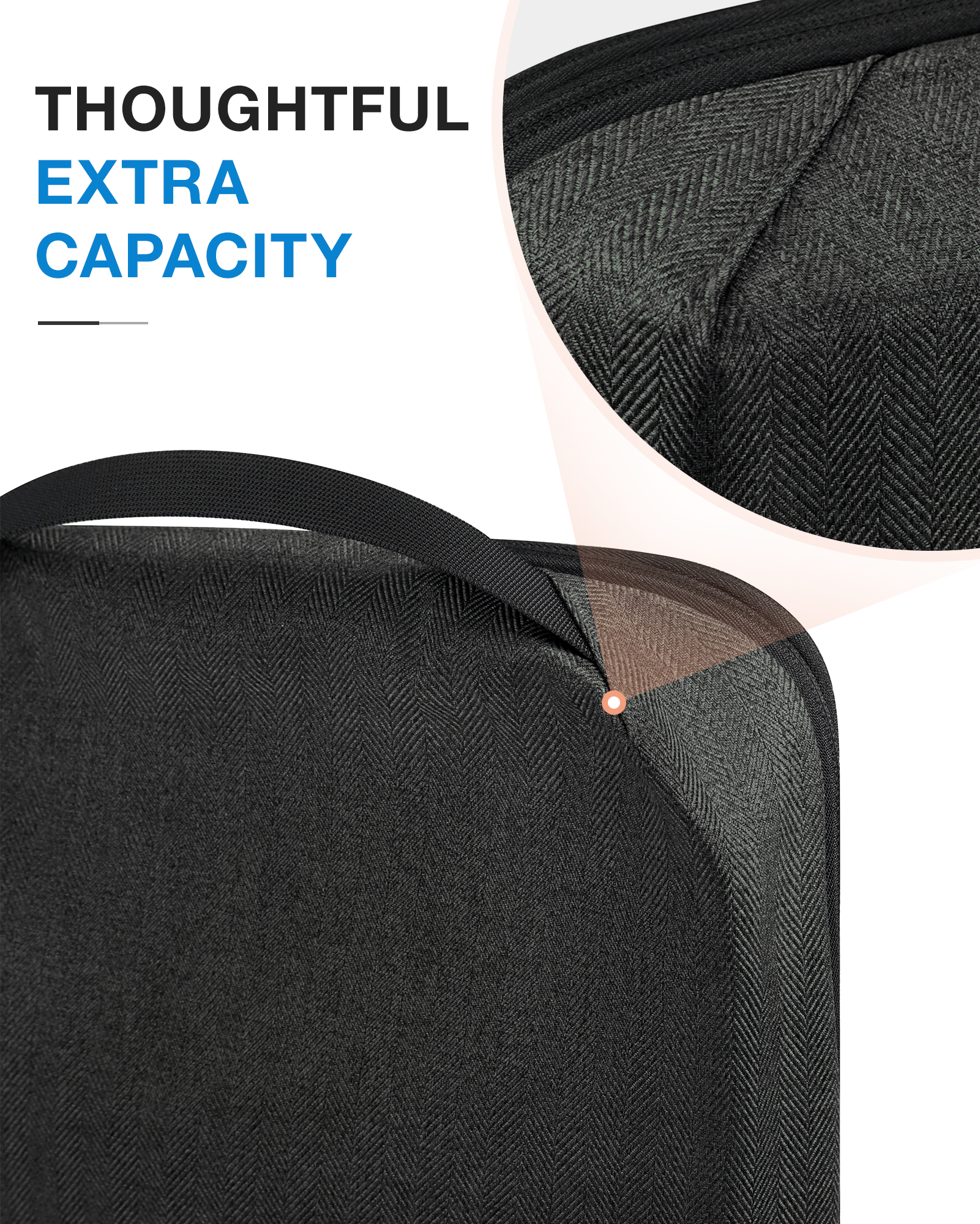 BAGSMART Cubos de embalagem de compressão Homens Viagem Expansível Organizador de bagagem Carry on Organizadores de embalagem de bagagem para mulheres