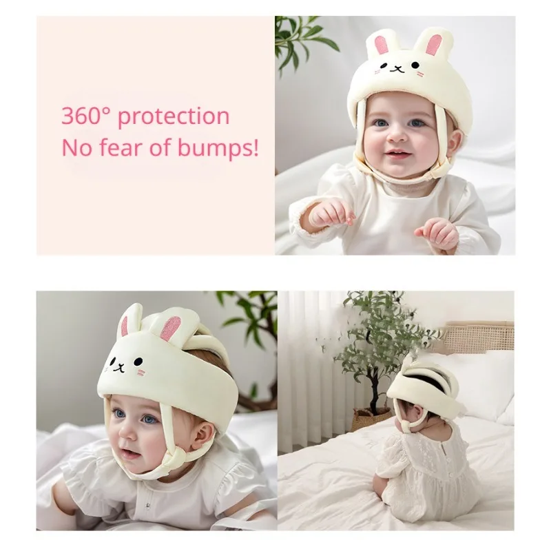 Crianças capacete do bebê para engatinhar andando protetor de cabeça do bebê almofada macia infantil segurança headguard para aprender a andar