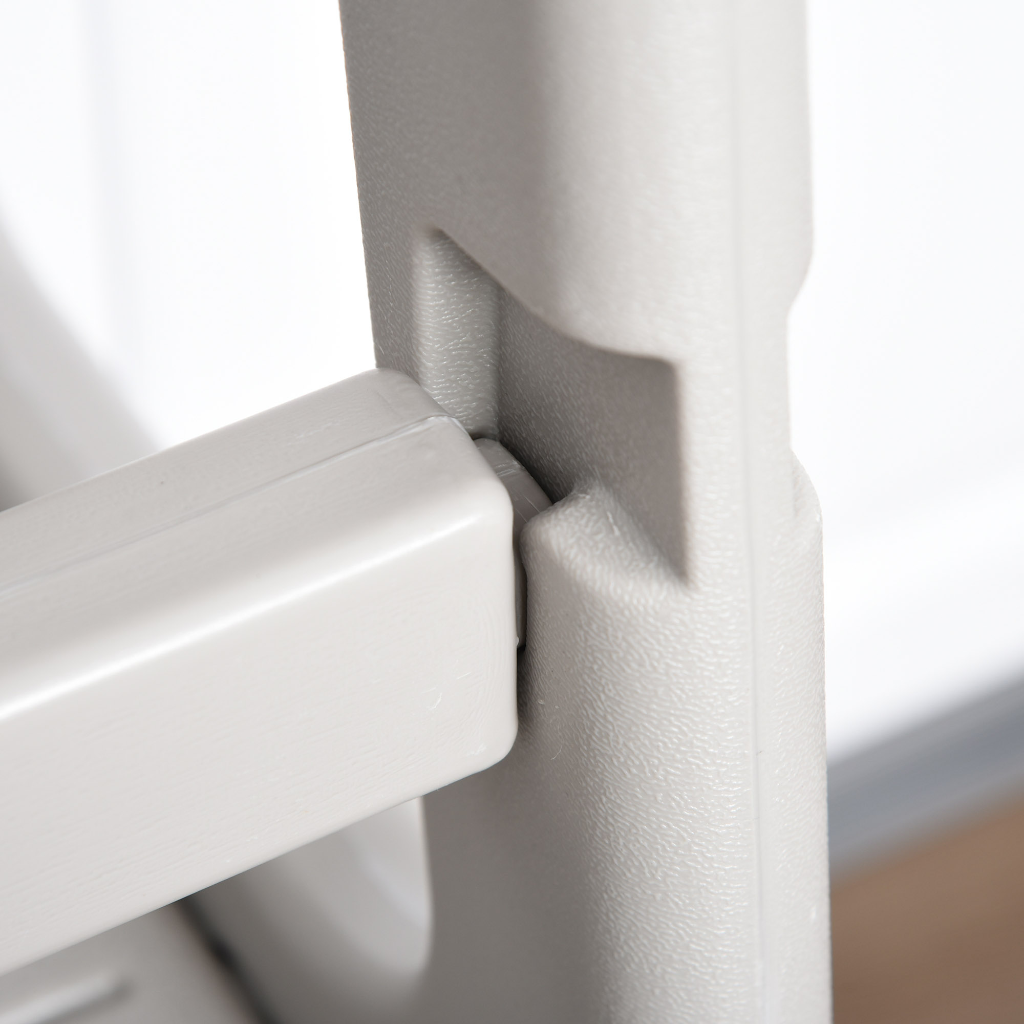 HOMCOM Kids Step Stool, Adjustable Standing Platform, Toddler Kitchen Stool