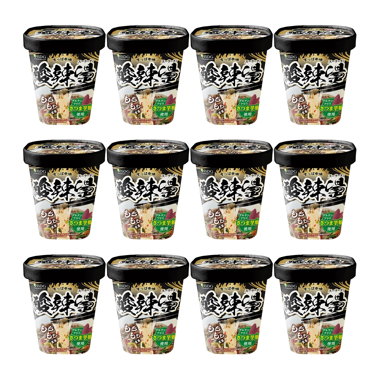 [医食同源ドットコム] 酸辣湯 (スーラータン) 76g × 12食 グルテンフリー さつま芋麺使用 サンラータン