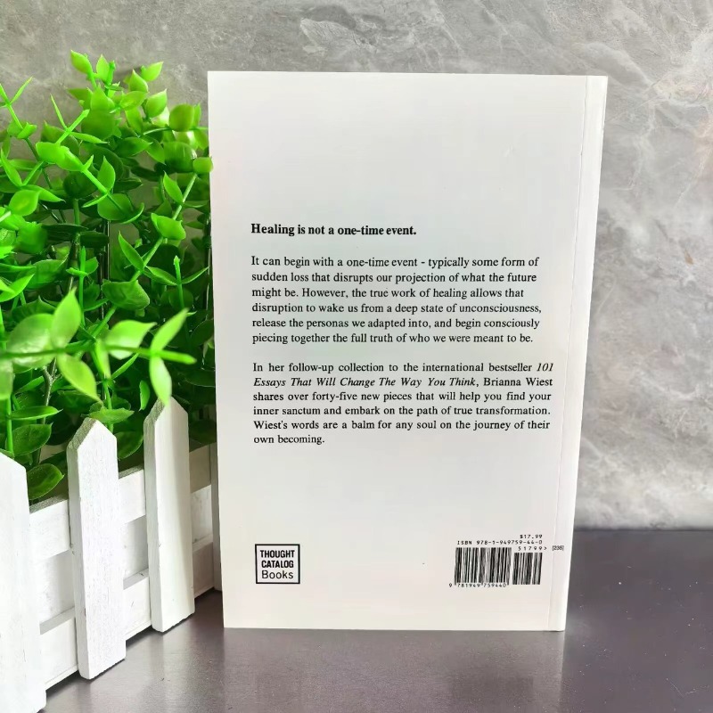 เมื่อคุณพร้อม นี่คือวิธีที่คุณรักษาโดย Brianna Wiest หนังสือภาษาอังกฤษที่สร้างแรงบันดาลใจปกอ่อน