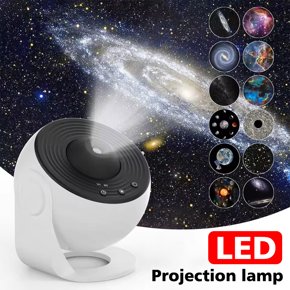 LED Nachtlicht Galaxy Projektor Sternenhimmel Projektor Rotierende Planetarium Nachtlampe Schlafzimmer Atmosphäre Licht Kinder Geschenk