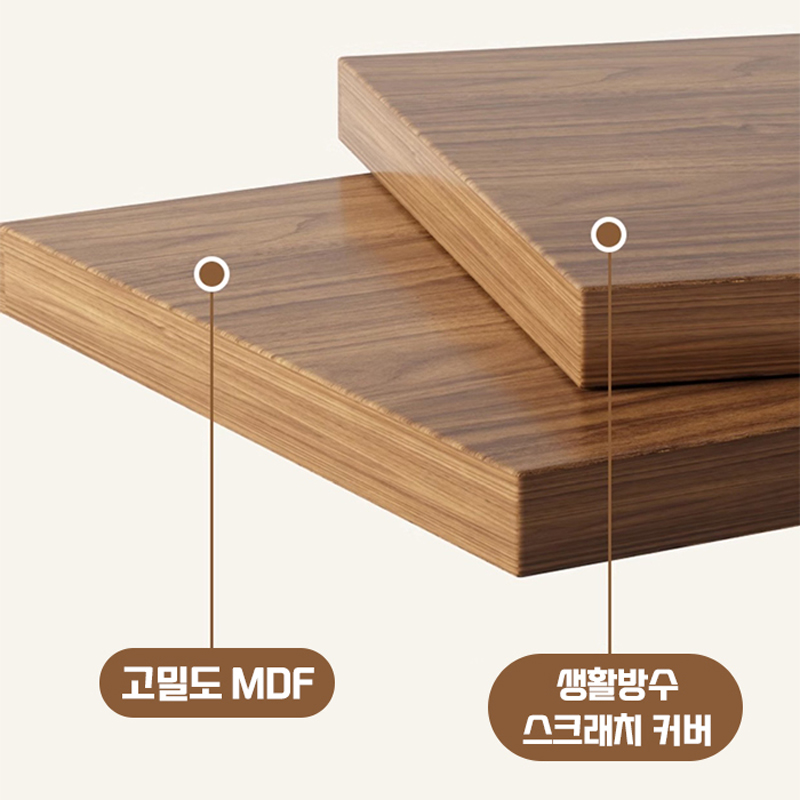 모던 C커브 사이드 테이블 3color / 사이드책상 간이책상