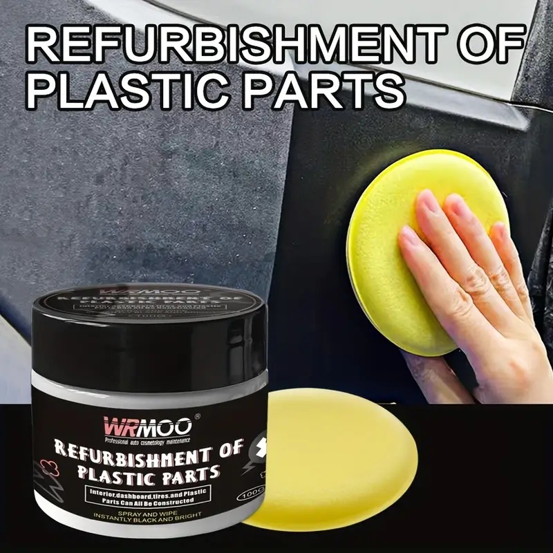 Auto Plastic Restorer Terug naar zwart Glans Auto-reinigingsproducten Plastic leer Herstel autopolijstmiddel en reparatie Coating Renovator
