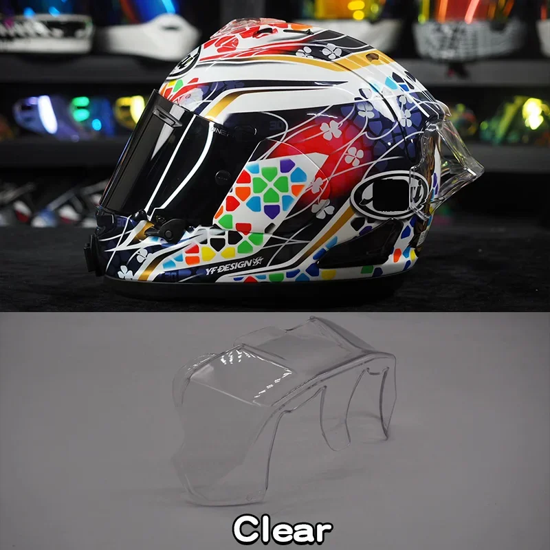 オートバイリアトリムヘルメットスポイラー RX7X RX-7X VZ-Ram RX7V RX7 レーシングヘルメット RX7X DF-X2 スポイラーアクセサリー