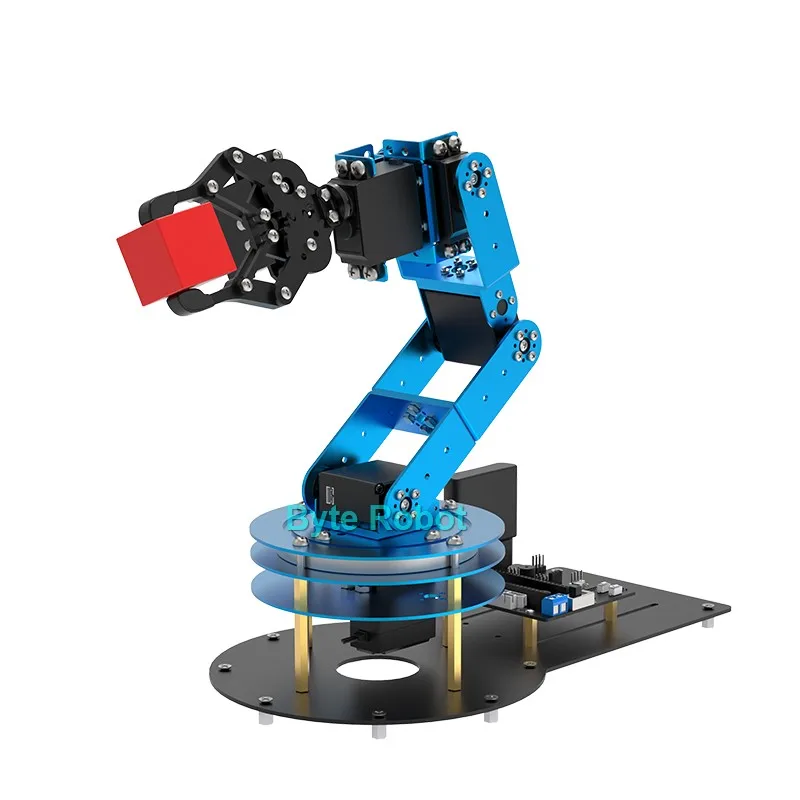 6 DOF Robot Metal Alloy Ps2 Mechanical Arm for Arduino Robot DIY Kit to Somatosensory Gloves NANO/STM32 Programmable Robot Arm