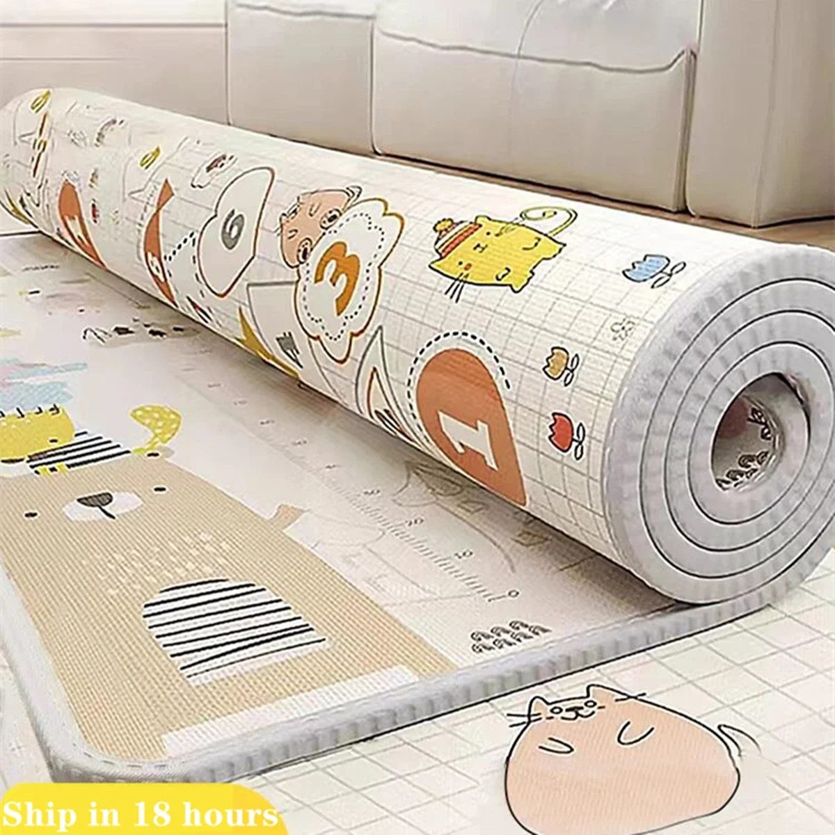 赤ちゃん,アクティビティジム,プレイマット用の無毒のクロールマット,子供用の安全ラグ,200x180cm