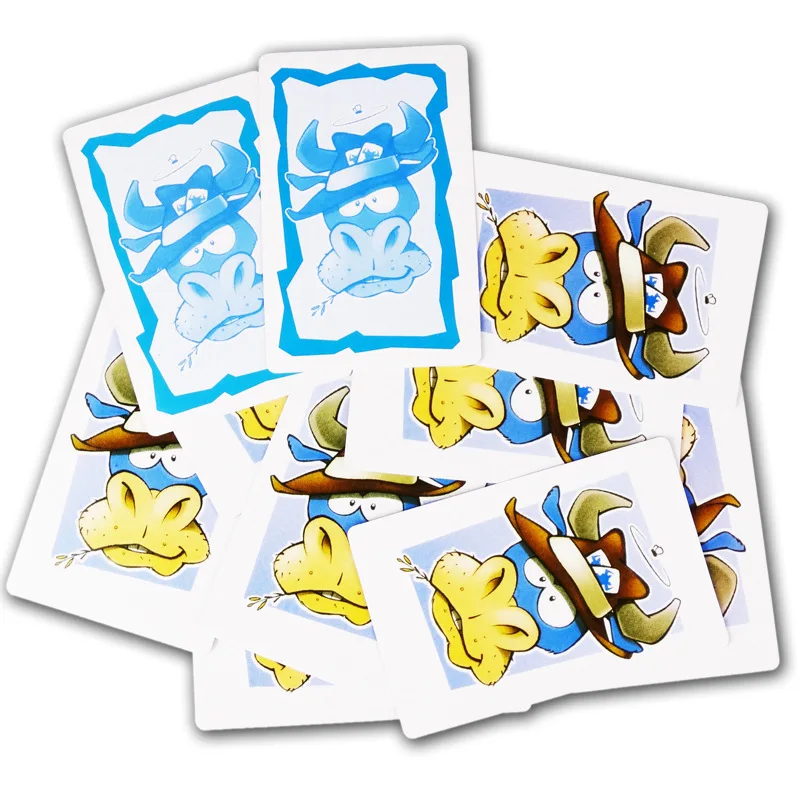 1 Box of Who Is Bull Head King Leisure Gathering Board Game Parent Child Multiplayer Desktop Intelligence Playing Game Card Game
