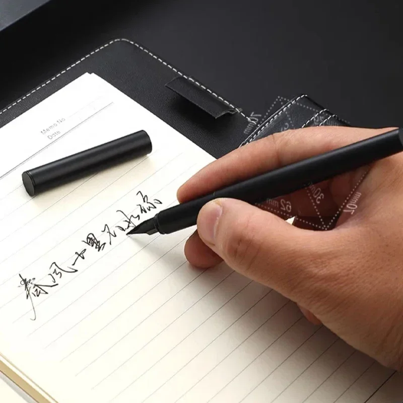 Jinhao 35, Füllfederhalter, komplett aus Stahl, luxuriöse Qualität, EF/F-Feder, Kalligraphie-Schreibstift, Schreibwaren, Business, Büro, Schulbedarf