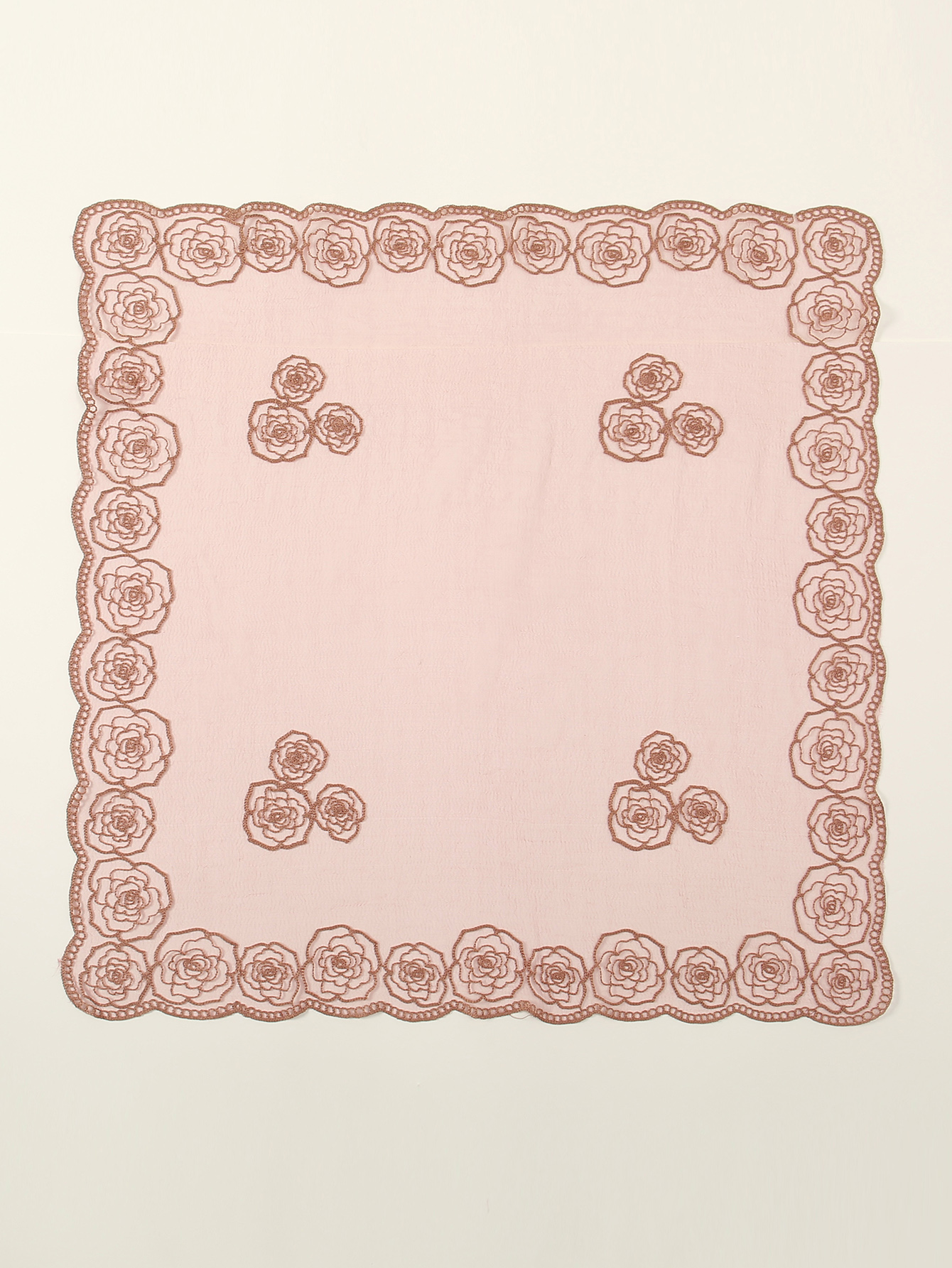 80*80 センチメートルレーススクエアバンダナスタイルロック刺繍花ヘッドバンドネット通気性ヒジャーブスカーフイスラム教徒の女性のベール