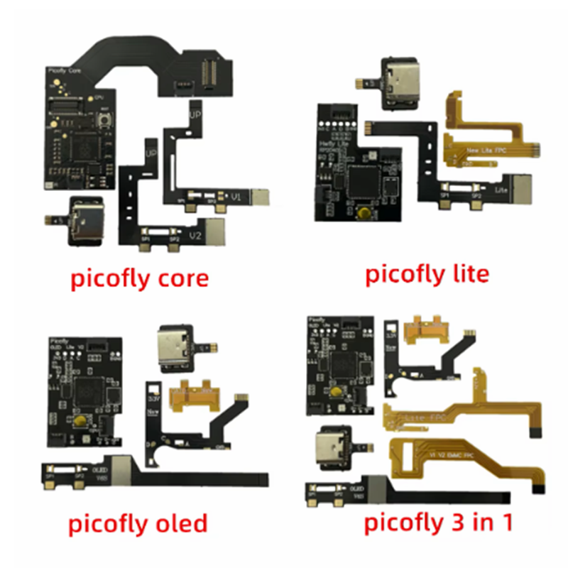 Hwfly Picofly Raspberry pi RP2040 Поддержка чипа Switch Core & Oled & Lite & V1 V2 Консоль Erista и Mariko Модернизируемая мигающаяся