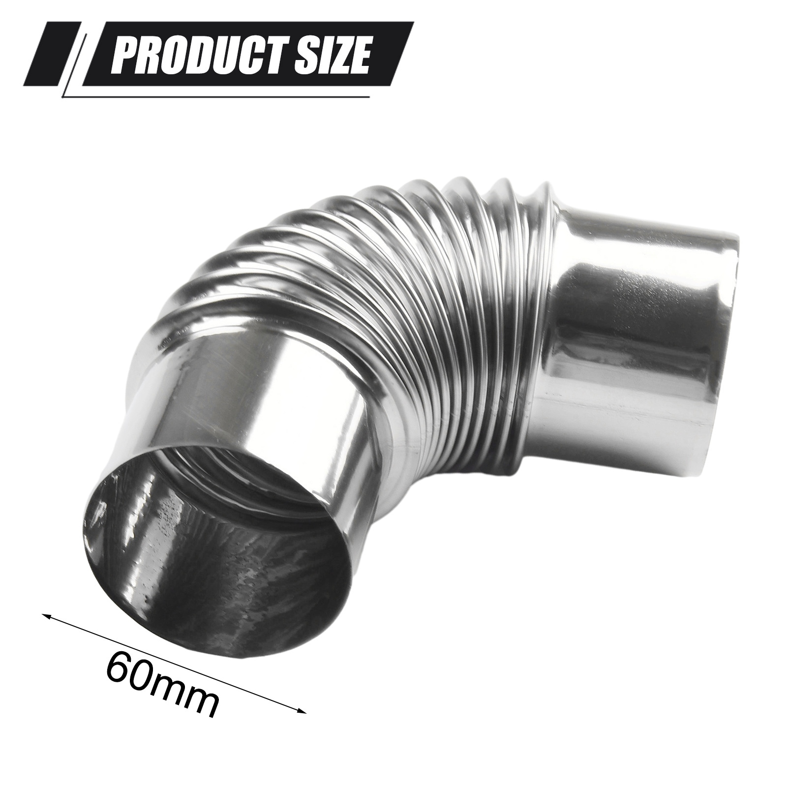 Stove Flue Steel Flue Pipe Elbow Rain Cap Pipes Chimney Liner Flue For Stove Heater Exhaust Pipe 50/60/70/80/90/100mm