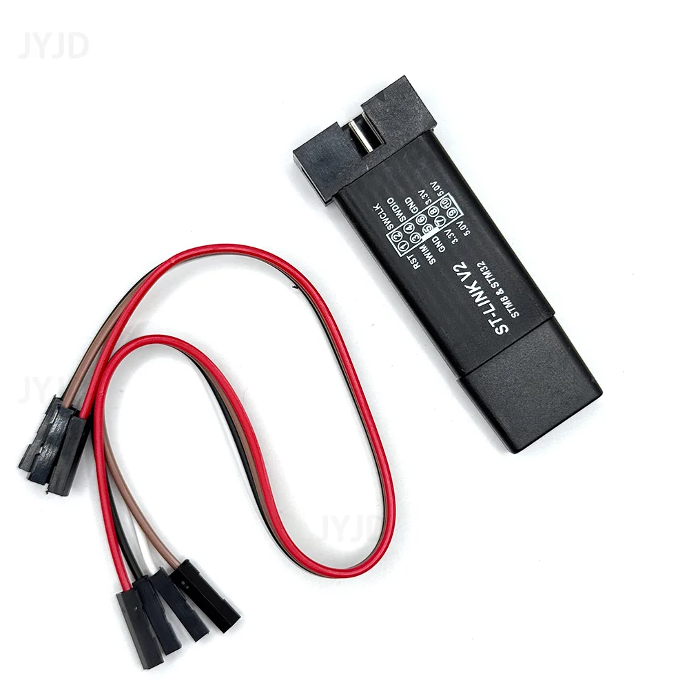 1Set ST LINK Stlink ST-Link V2 Mini STM8 STM32 Simulator Download Programmierer Programmierung Mit Abdeckung DuPont Kabel ST Link V2