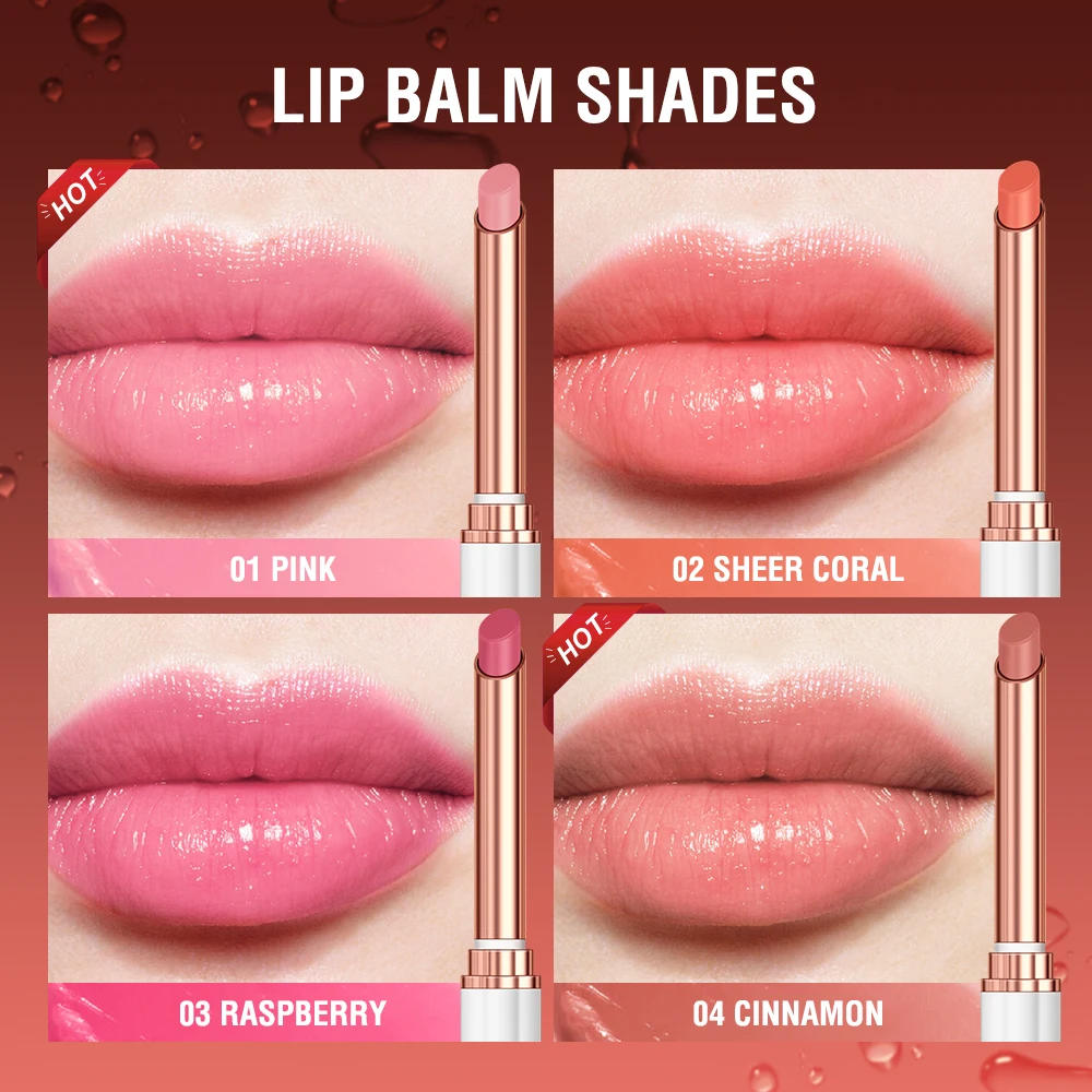O.TWO.O Bálsamo labial cores em constante mudança lábios óleo plumper hidratante de longa duração com cera de abelha natural brilho labial maquiagem cuidados com os lábios