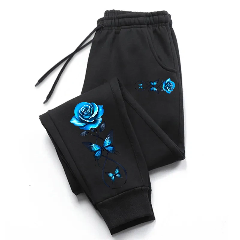 Casual High Quality Outdoors Women's Pants Sweatpants Elastic Band Woman Trousers Jogging Drawstring Sports Hot Sales Clothing