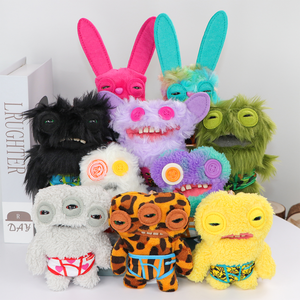 Оригинальный кулон с зубами и монстрами, плюшевая кукла Fuggler, забавные уродливые брелоки с монстрами, брелок, игрушка, украшение для Хэллоуина, розыгрыша, подарок