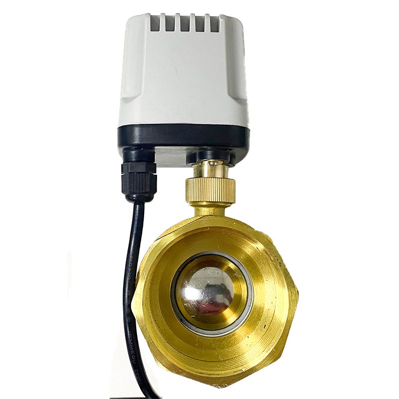 1/2" 3/4" 1" 2" IP65 Waterproof Motorized Ball Valve 3-Wire 2 Control Brass Electric Ball Valve Big Torque Metal Motor