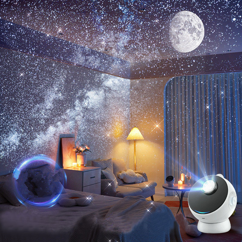 Upgrade Shooting Star 3D Visual Wireless Galaxy Star Projektor Ultra Clear Focus Sternenplanetariumsprojektor