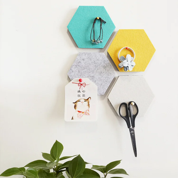 Best Quality  Cheap Noise Reduction Hexagon Acoustic Polyester Panel Polyester panel