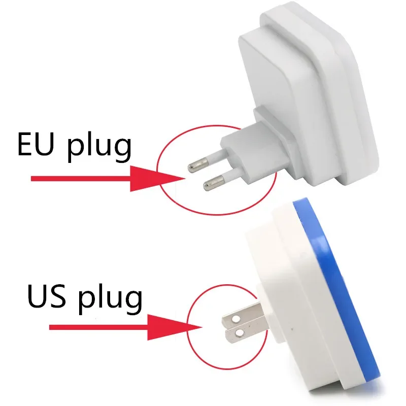 Sensor sem fio led night light ue eua plug mini quadrado luzes da noite para o bebê crianças sala de estar quarto lâmpada iluminação do corredor
