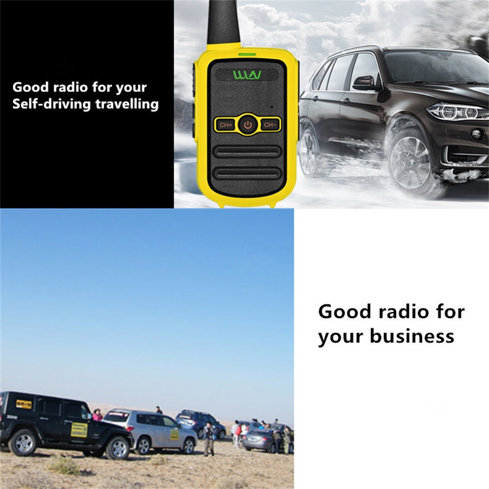 WLN KD-C51 Mini แบบพกพา Wireless High Power Walkie Talkie อาชีพ FM เครื่องส่งสัญญาณวิทยุอะแดปเตอร์