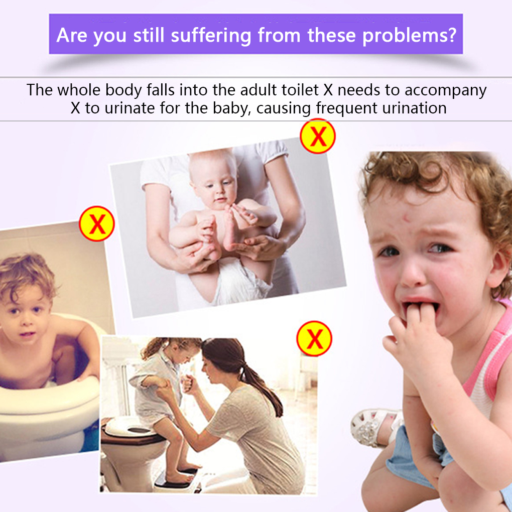 Kinder Baby Klapp Töpfchen Reusable Sitz Abdeckung Jungen Mädchen Kinder Reisen Antislip Toilet Training Ring Sitzen Pad