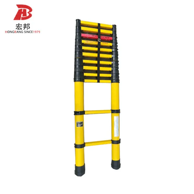 Escalera de fibra de vidrio de 32 pies Escalera de plataforma de fibra de vidrio Escalera de fibra de vidrio de 6 pies