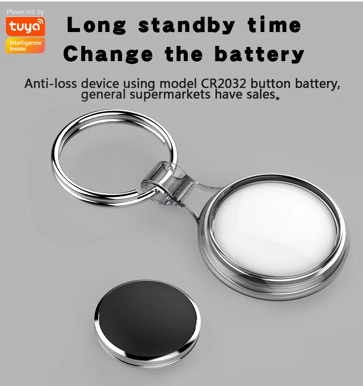 Mini GPS Tracker Locator Tuya Smart Life APP Key Finder พวงกุญแจโทรศัพท์เด็กสัตว์เลี้ยงหมายเลข Anti Loss ALARM สมาร์ท Tag Finder
