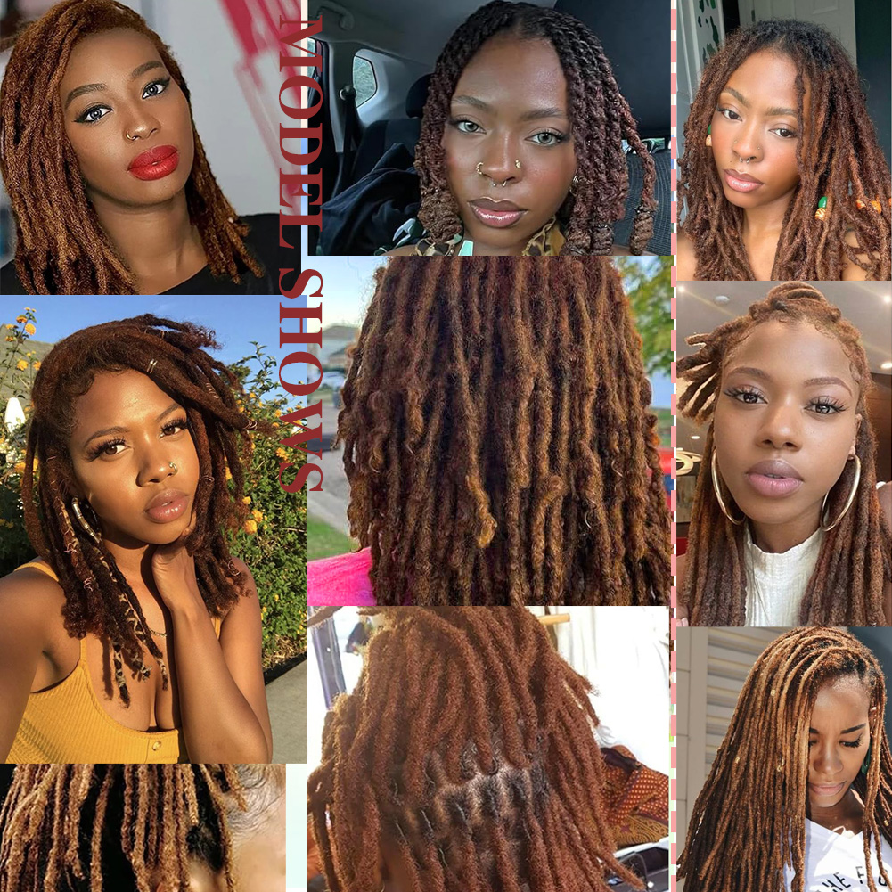 30 #   Afro Kinky Bulk 100% Human Hair Extensions Reggae Vuile Vlechten Braziliaanse Natuurlijke Gehaakte Haar Dreadlocks
