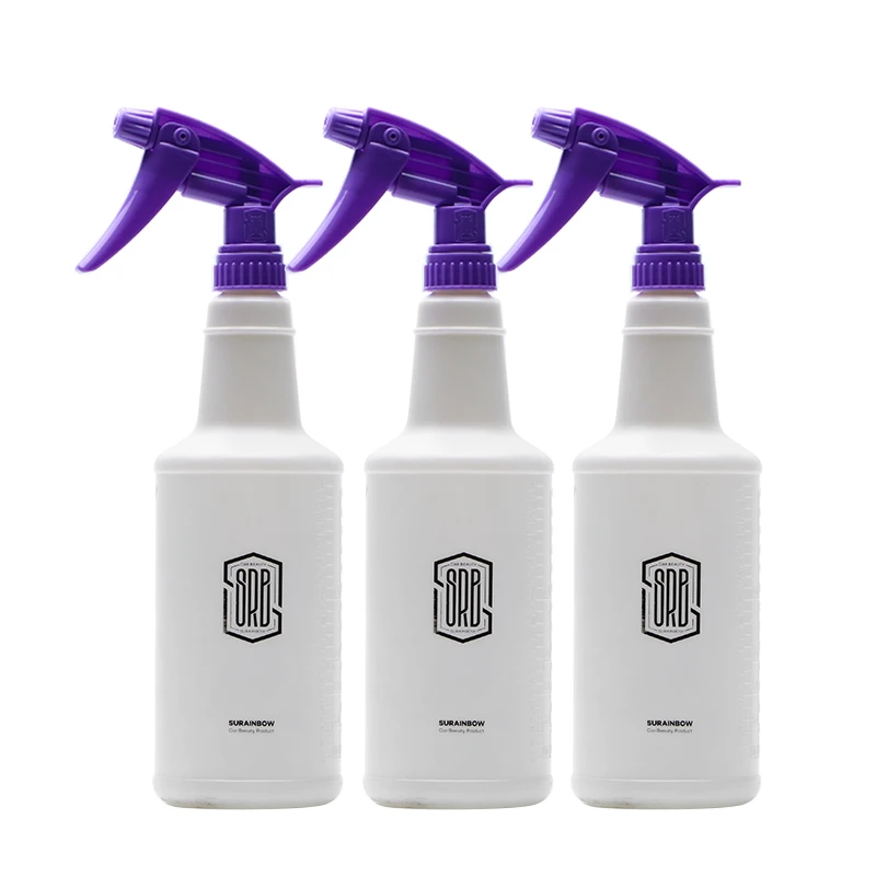 Sprühflaschen 26oz/770ml, nachfüllbare leere Sprühflaschen für Reinigungslösungen, Bewässerung von Pflanzen, Premium-Flexdüse, Wasserpistole