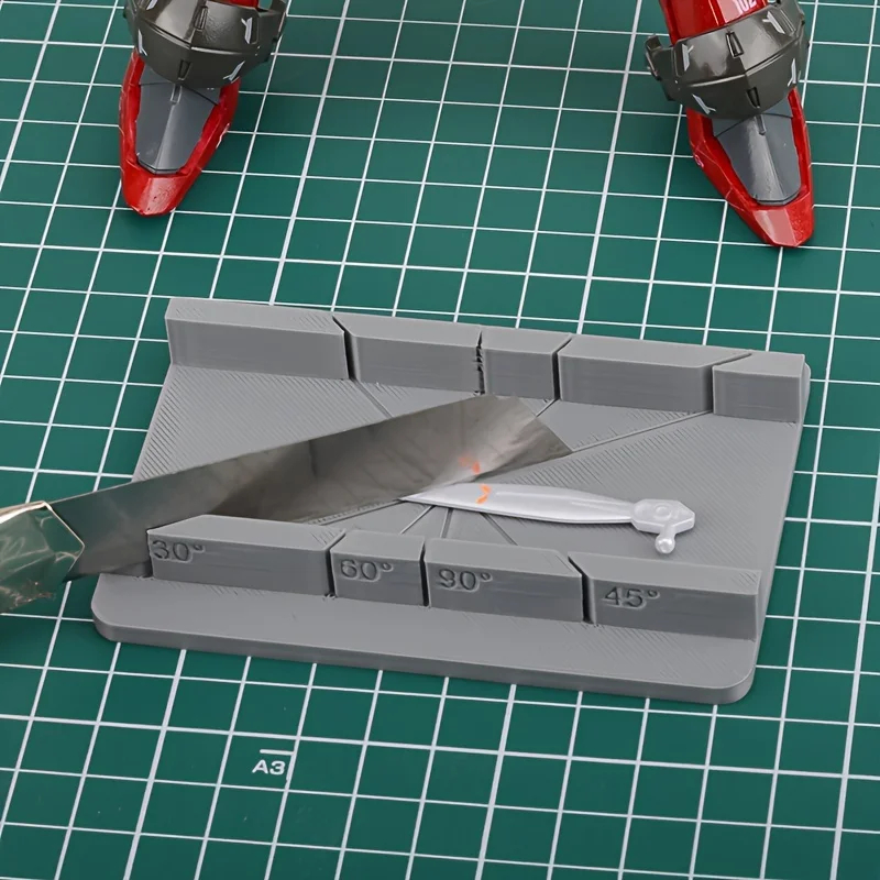 Ayuda de corte en ángulo modelo 1 pieza: corte multiángulo preciso (30 ° , 45 ° , 60 ° , 90 ° ) para proyectos de bricolaje