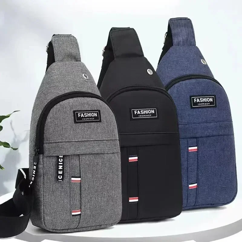 Marsupio da uomo impermeabile di grande capacità con tracolla regolabile per attività all'aperto, viaggi, corsa, escursionismo e ciclismo