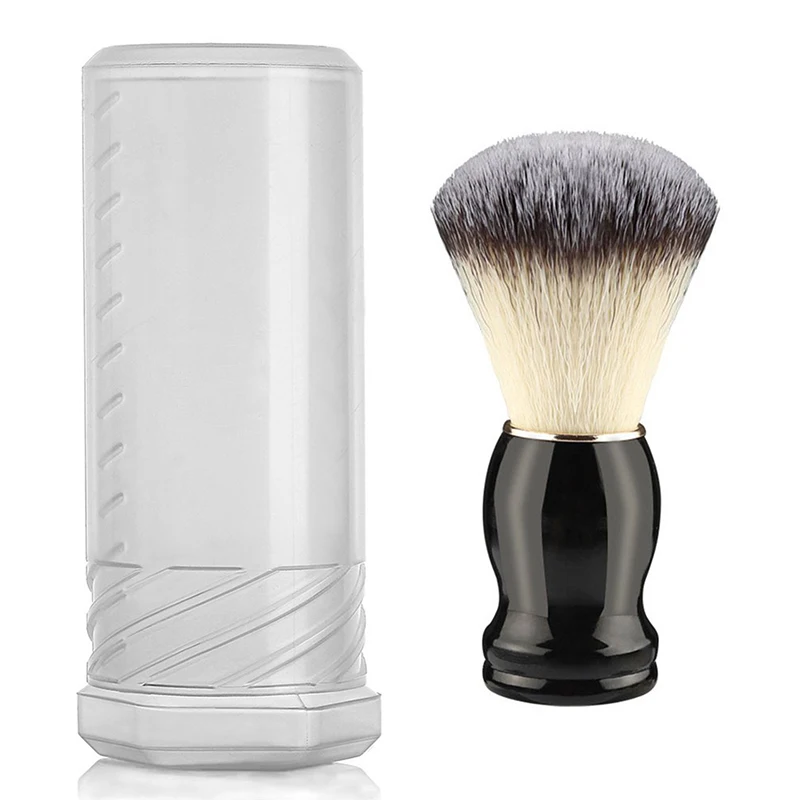 Estuche de viaje para brochas de afeitar, soporte ligero para brochas de afeitar, tubo de viaje para Festival y novio