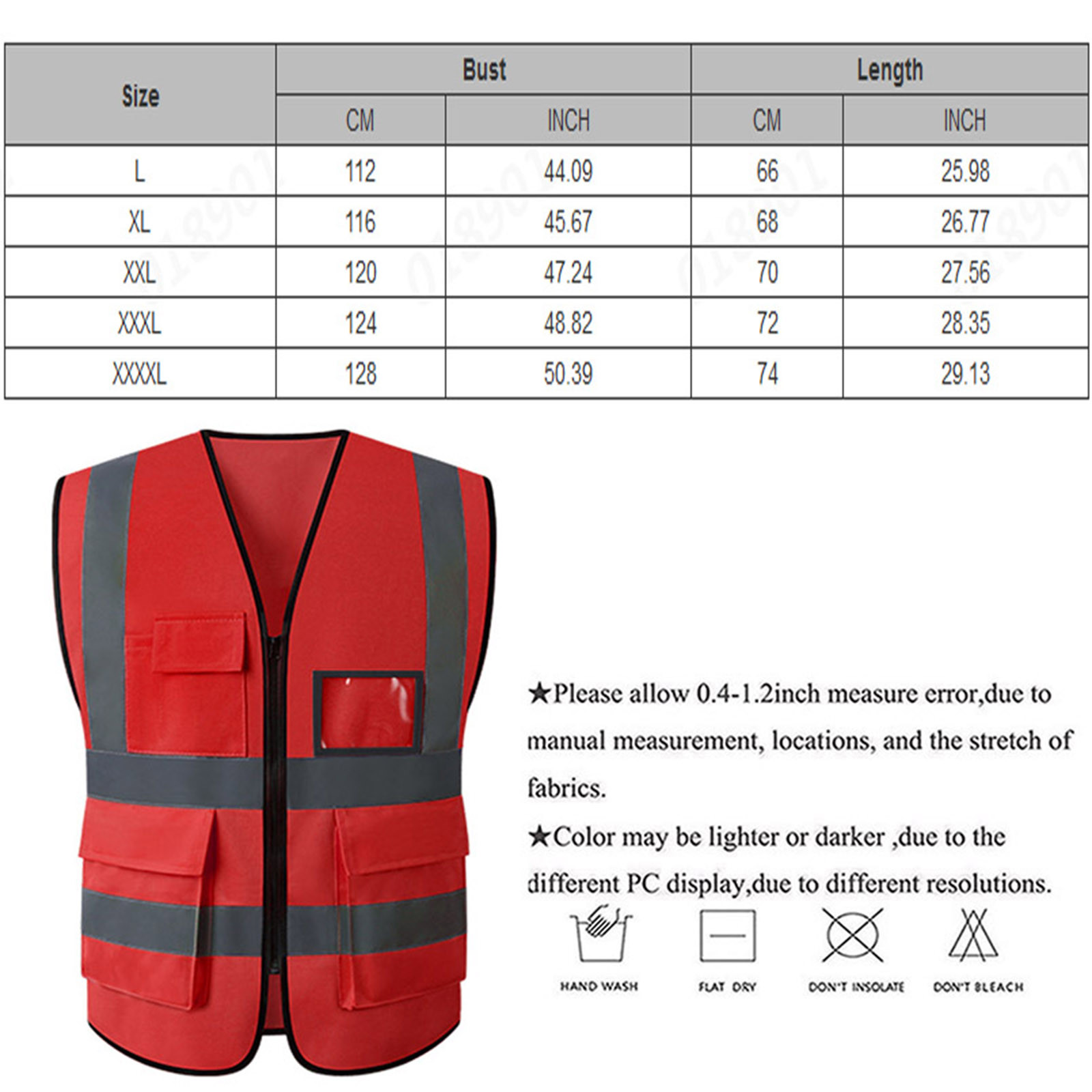 New Nighttime Traffic Environment Hygiene Garden Architecture Multi Pocket Anti static Grid Reflective Vest Construction Vest