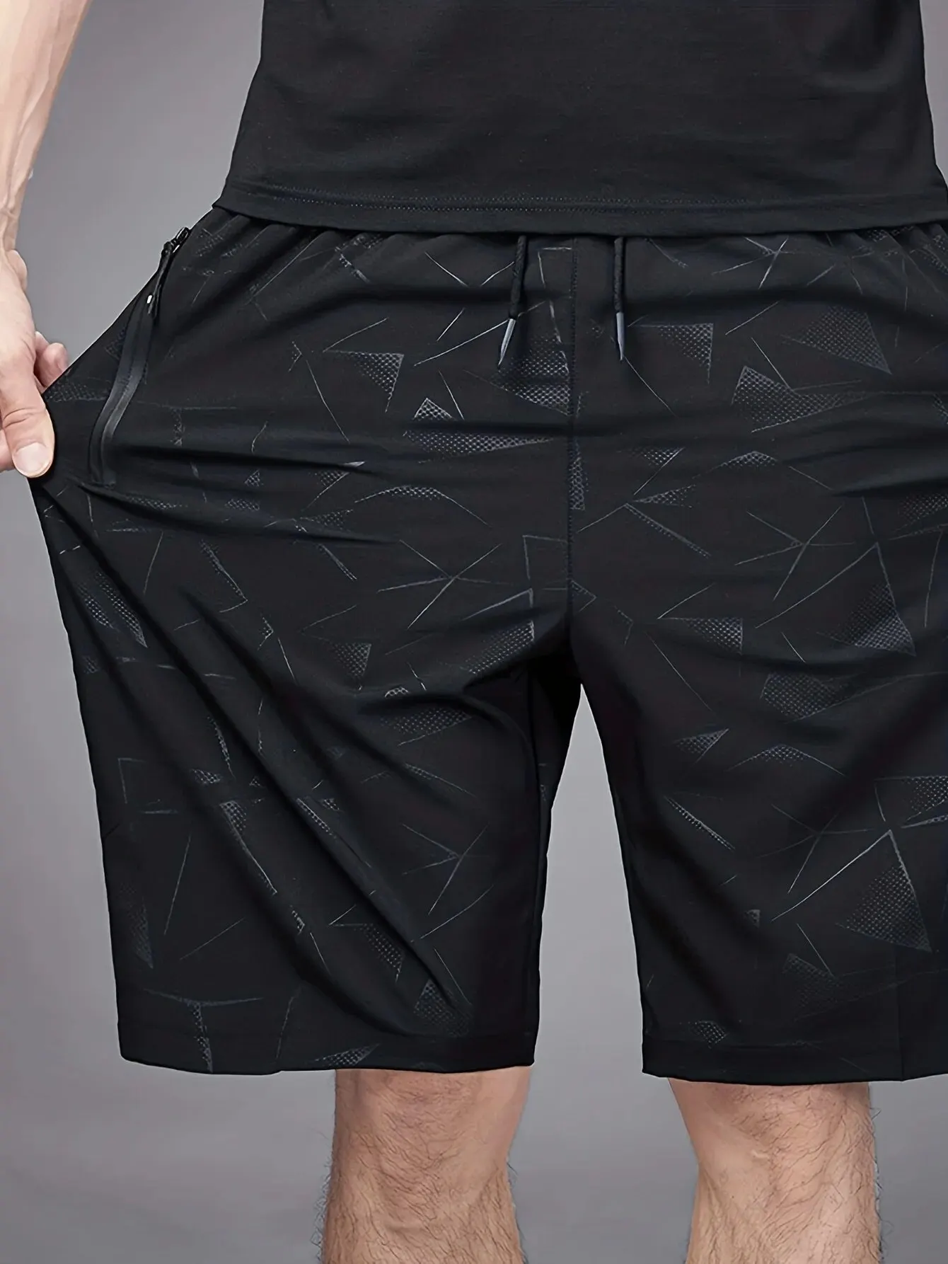 Men's Quick-Drying Sports Shorts,Summer With Pockets Breathable For Running, Fitness, Training7025
