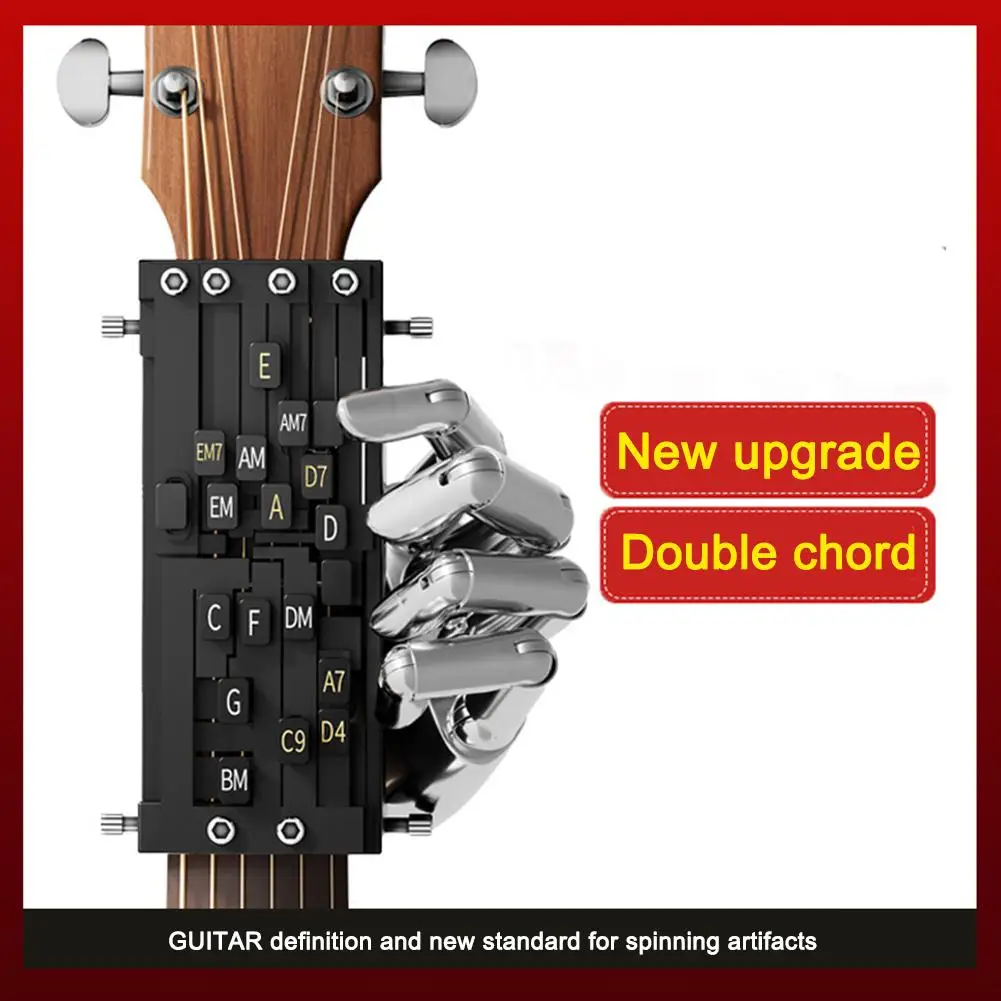 Acordes de ayuda para guitarra, sistema de aprendizaje de guitarra portátil, enseñanza para principiantes, herramientas de práctica, accesorios para guitarra