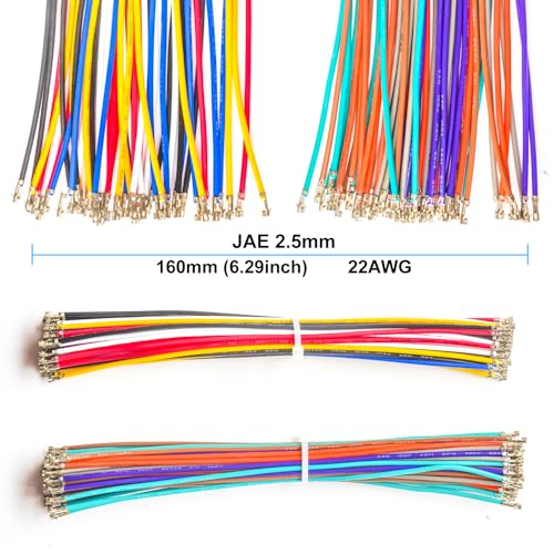 Kit de conectores fêmea JAE, JST-JAE, 2,5mm, 2,54mm, JAE-2.54, 2, 3, 4, 5, 6, 7, 8, 9, 10Pin Habitação (YO-JAE2.5)