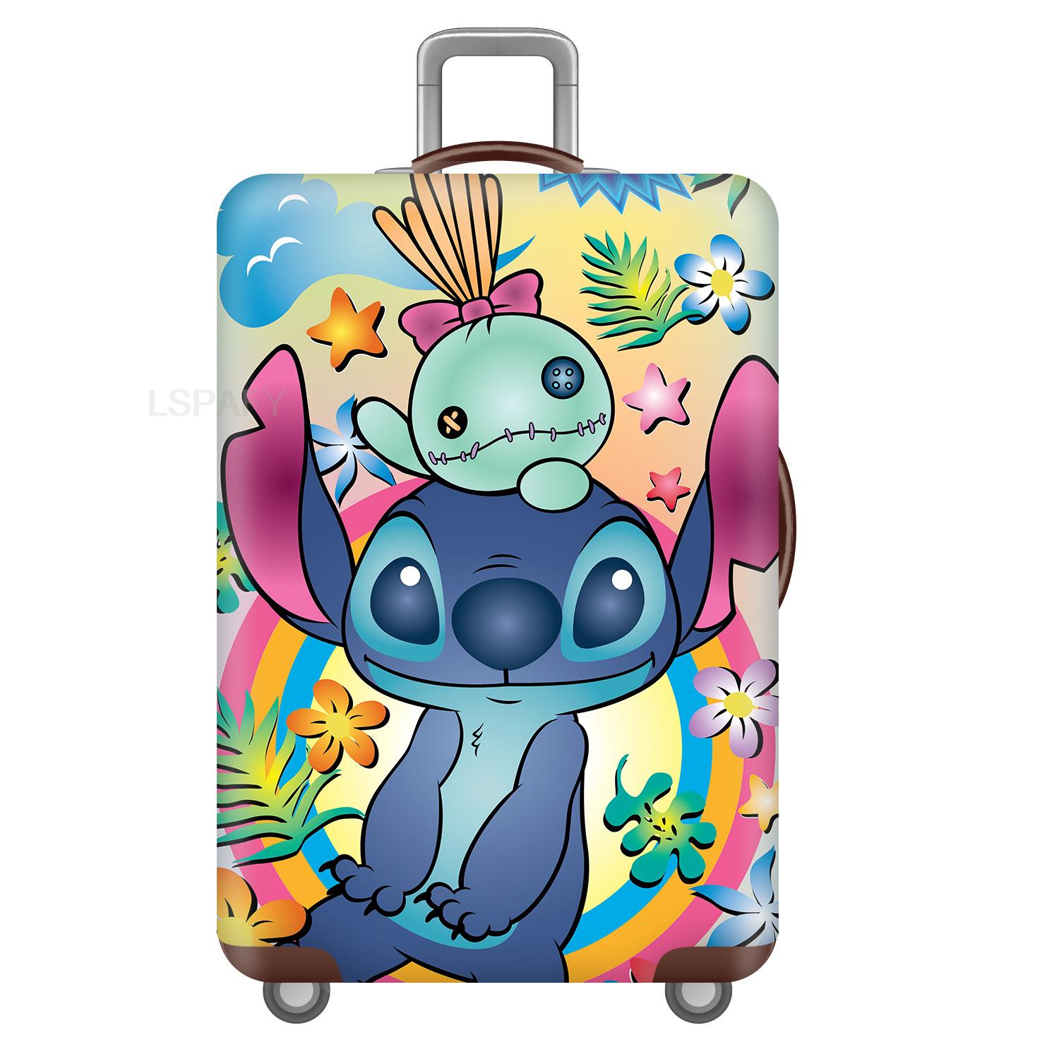 Nueva funda protectora para maleta Lilo y Stitch, cubierta de equipaje resistente al polvo y a los arañazos, aplicable a maletas de 18 ''-32''