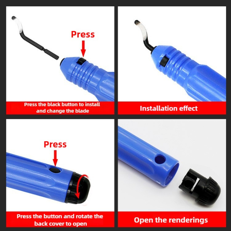 Handheld Jewelry Deburring Tool - Precision Edge Trimmer & Burr Remover Knife for DIY Jewelry Making, Smooths Rough Edges