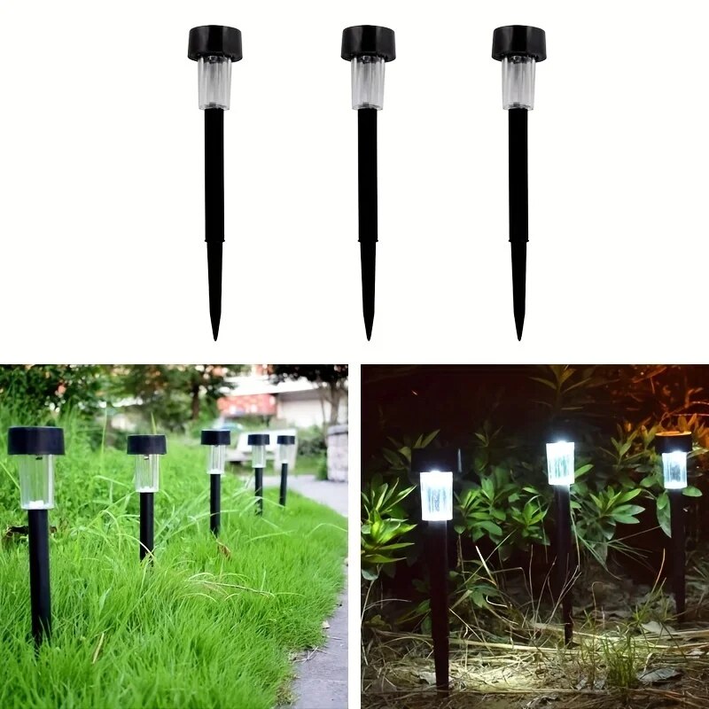 12 Pack Solar Outdoor Lights Solar Garden Light LED Landscape Lighting Waterproof Pathway Lights Decor Walkway Lawn Patio Yard