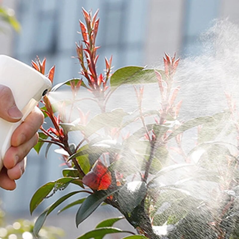 【Vendas quentes】 Garrafa de spray de alta pressão pp beleza cabeleireiro ponto jardim rega spray garrafa de spray gradiente contínuo