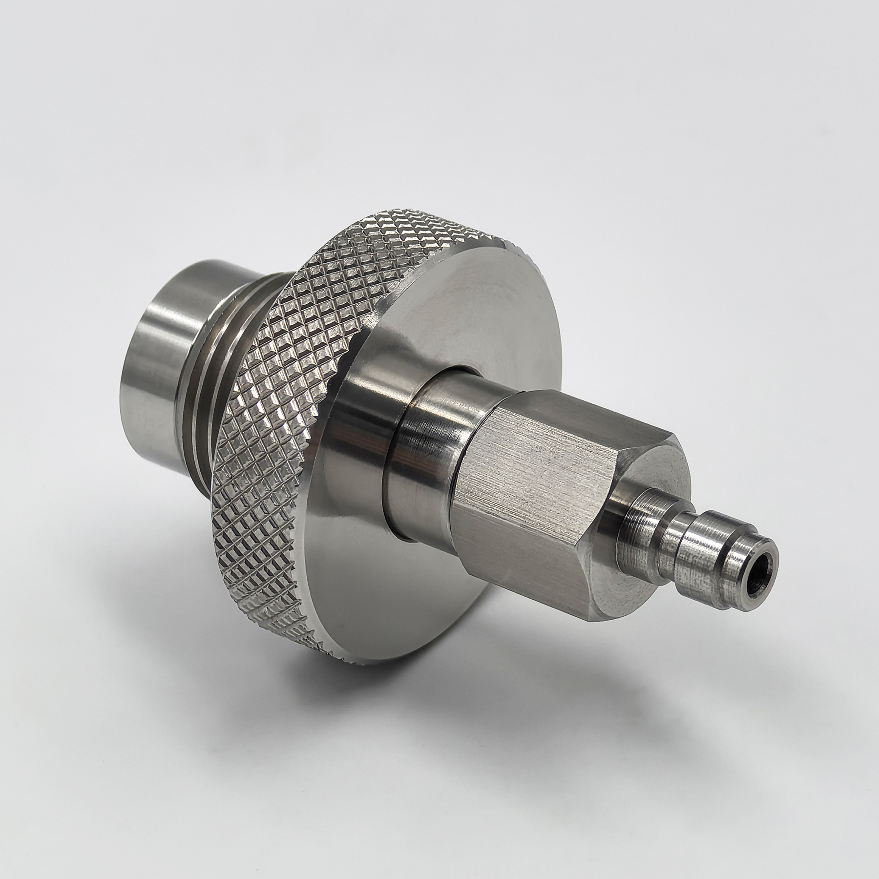 Estación de llenado de aire HPA HP, válvula Din de acero inoxidable de 300bar con desconexión rápida de 8MM, enchufe macho G5/8-14, buceo